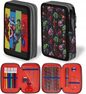 Piórniki - Piórnik Avengers Avengersi Marvel Dla Dzieci Kredki Do Kolorowania Prezent - miniaturka - grafika 1