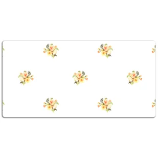 Podkładka na całe biurko Delikatne bukiety kwiatków 120x60 cm - Podkładki na biurko - miniaturka - grafika 1