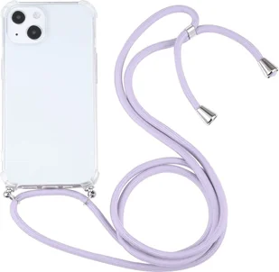 König Design Etui kompatybilne z Apple iPhone 13 Plastikowe etui na telefon komórkowy z łańcuszkiem - Etui na telefon komórkowy Fioletowy - Etui i futerały do telefonów - miniaturka - grafika 1