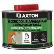 Rozpuszczalniki i preparaty do czyszczenia - Axton Środek do usuwania farby z różnych materiałów 0.25 l - miniaturka - grafika 1