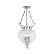 Lampy sufitowe - Elstead Lighting Finsbury Park Pendant Medium Polished Nickel FP/P/M POL NCKL Elstead lampa wisząca stylowa FP/P/M POL NCKL ) - miniaturka - grafika 1