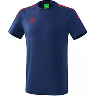 Koszulki męskie - Erima Essential 5-c koszulka męska New Navy/Red L 2081937 - miniaturka - grafika 1