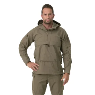Kurtka Helikon-Tex Anorak Tracer Unisex - Polycotton Stretch Ripstop - RAL 7013 - Odzież taktyczna i umundurowanie - miniaturka - grafika 1