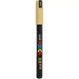 Uni Marker do Posca PC-1MR kolor szklany pojemnik na wyjątkowo mały ball point Pen 0,7 MM czubkiem złoty 76861 - Markery permanentne - miniaturka - grafika 1