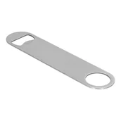 Shakery barmańskie - Otwieracz do butelek, kapsli płaski srebrny - miniaturka - grafika 1