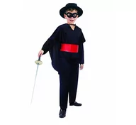 Stroje karnawałowe - GoDan Strój dla dzieci "Zorro" rozm 130/140 cm SL-MS13 - miniaturka - grafika 1
