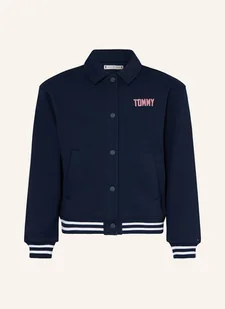 Tommy Hilfiger Bluzon W Stylu Dresowym blau - Kurtki damskie - miniaturka - grafika 1