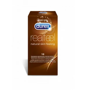 Durex Durex prezerwatywy bez lateksu Real Feel 3 szt bezlateksowe - Prezerwatywy - miniaturka - grafika 1