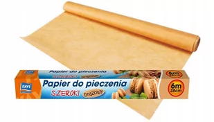 Ravi Papier do pieczenia S 38cmx6m brązowy - Folia, papier śniadaniowy, serwetki - miniaturka - grafika 1