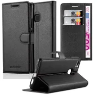 Etui i futerały do telefonów - Etui Cadorabo do Huawei P8 LITE 2017 / P9 LITE 2017 Pokrowiec ochronny w kolorze czarnym Etui na telefon komórkowy Etui Pokrowiec - miniaturka - grafika 1