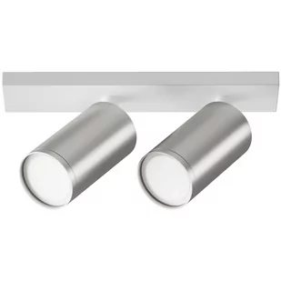 Lampa sufitowa nad wyspę Focus S C051CL-U-2WS Maytoni reflektory białe srebrne - Lampy sufitowe - miniaturka - grafika 1