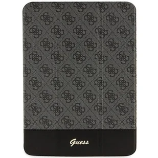 Guess GUFC11PS4SGK iPad 10.9" czarny/black 4G Stripe Allover - Etui do tabletów - miniaturka - grafika 1