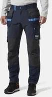 Odzież robocza - Helly Hansen Pants HELLY HANSEN Oxford 4X Cons Pant, black/blue C46 - miniaturka - grafika 1