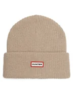 Czapki męskie - Hunter Czapka HTR-M3-002-AW24 Beżowy - miniaturka - grafika 1