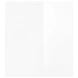 Wiszące szafki nocne, 2 szt., białe z połyskiem, 50x36x40 cm - Szafki nocne - miniaturka - grafika 9