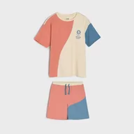 Dresy i komplety dla chłopców - Sinsay - Komplet: koszulka i szorty - Wielobarwny - miniaturka - grafika 1