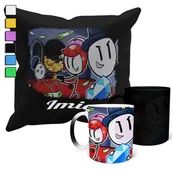 Gadżety dla niej i dla niego - ZESTAW KUBEK MAGICZNY ZMIENIAJĄCY KOLOR +POSZEWKA GRA HENRY STICKMAN +IMIĘ - miniaturka - grafika 1