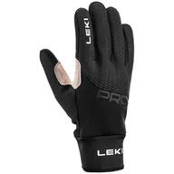 Rękawice narciarskie - Rękawiczki do narciarstwa biegowego Leki PRC Premium ThermoPlus Rozmiar rękawiczek: 9 / Kolor: czarny/beżowy - miniaturka - grafika 1