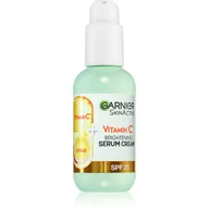 Serum do twarzy - GARNIER - SKIN NATURALS - VITAMIN C - Brigthening & Glow Boosting Serum Cream - Rozświetlające serum w kremie 2w1 - SPF25 - 50 ml - miniaturka - grafika 1