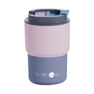 Kubki termiczne - Asobu kubek termiczny coffee express pastel pink 360ml puramic - miniaturka - grafika 1