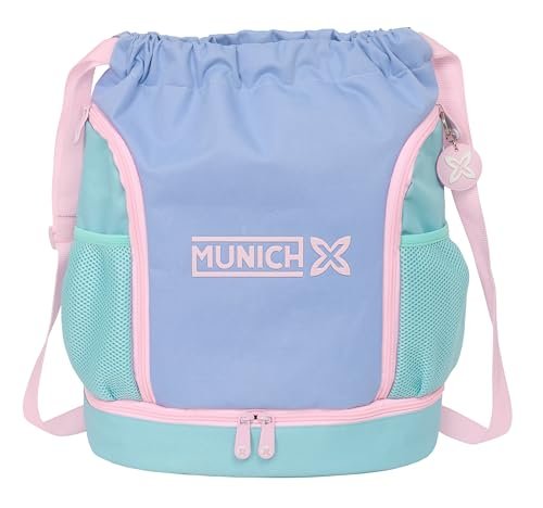 MUNICH MELLOW - plecak do plecaka, idealny dla dzieci w różnym wieku, wygodny i wszechstronny, jakość i wytrzymałość, 34 x 15 x 43 cm, Wielokolorowy, M, Casual