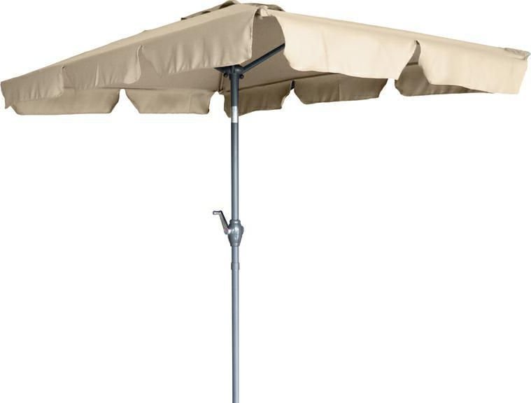 kontrast Parasol ogrodowy prostokątny składany regulowany DENVER 2x1,3 m beżowy