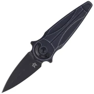 Noże - Nóż składany FOX Saturn Left Handed, Black Aluminium, Black Stone Washed N690Co by Denis Simonutti (FX-551 SX ALB) - miniaturka - grafika 1