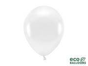 Balony i akcesoria - PartyDeco "Balony Eco 26cm metalizowane, biały (1 op. / 100 szt.)" - miniaturka - grafika 1