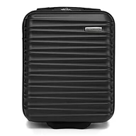 Walizki - WITTCHEN Solidna twarda walizka na kółkach walizka podróżna firmy Czarny walizka na kółkach z twardą obudową ABS 2 koła - miniaturka - grafika 1