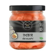 Soki i napoje niegazowane - Imbir Marynowany Różowy Do Sushi 190g Mr. Ming - miniaturka - grafika 1