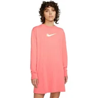 Sukienki i spódnice sportowe - Sukienka Nike Nsw LS Dress Prnt W DO2580 (kolor Różowy, rozmiar L) - miniaturka - grafika 1