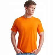 Koszulki męskie - T-shirt Koszulka Męska Bawełna 100% Fruit Loom OriginalT 610820 Pomarańcz M - miniaturka - grafika 1