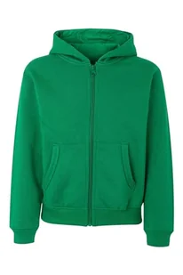 Mukua Byron Kids Bluza dziecięca z zamkiem błyskawicznym i kapturem, Zielona, 12-14 lat - Bluzy dla dziewczynek - miniaturka - grafika 1