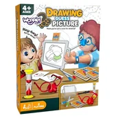 Zabawki zręcznościowe - WOOPIE Gra Kalambury "Narysuj i Zgadnij Obrazek" Malowanie Nosem - miniaturka - grafika 1