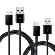 Kable USB - Oryginalny Kabel x2 Samsung USB-C Type C EP-DG970BBE 1m Czarny - miniaturka - grafika 1