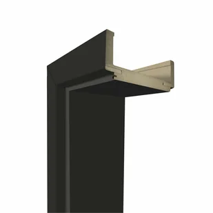 Ościeżnica regulowana 70 prawa zakres regulacji 120-140 mm czarny mat do skrzydła Magnes Voster - Ościeżnice - miniaturka - grafika 1
