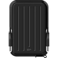 Dyski SSD - Silicon Power Dysk zewnętrzny Armor A66 2TB 2,5" USB 3.2 IPX4 Black SP020TBPHD66SS3K - miniaturka - grafika 1