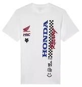 Koszulki męskie - t-shirt FOX HONDA TEE OPTIC WHITE - miniaturka - grafika 1