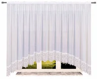 Firany - Firana gotowa Firany 160x500 cm Firanki z gipiura - miniaturka - grafika 1