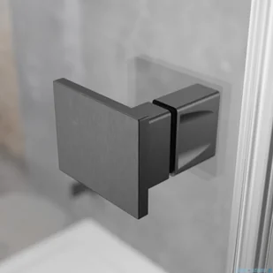 Radaway Essenza Pro Brushed GunMetal Kdd kabina 100x90 cm szczotkowany grafit 10096100-92-01L/10096090-92-01R - Kabiny prysznicowe - miniaturka - grafika 5