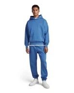 Bluzy męskie - G-STAR RAW Męska bluza z kapturem, unisex, niebieska (Retro Blue C235-937), M - miniaturka - grafika 1