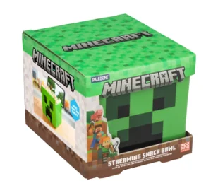 Paladone Miska z podpórką pod telefon Minecraft Streaming Snack Bowl Creeper - Gadżety dla graczy - miniaturka - grafika 1