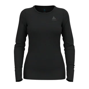 Koszulka damska Odlo BL TOP crew neck l/s MERINO 200 - Koszulki i topy damskie - miniaturka - grafika 1