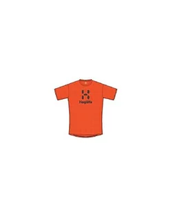 Koszulki i topy damskie - Haglöfs Glee Tee Kobiety T-Shirt Damski, Flame Orange Print, M - grafika 1