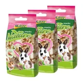 Karma dla gryzoni - MultiFit Przekąski Nature – chipsy jabłkowe 3x70 g - miniaturka - grafika 1