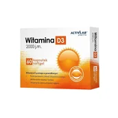 Witaminy i minerały - Activlab Pharma Witamina D3 2000 IU 60 kapsułek 3742321 - miniaturka - grafika 1