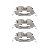 Lampy ścienne - Paulmann Choose Zestaw opraw wbudowanych żelazo szczotkowane 92479 - miniaturka - grafika 1
