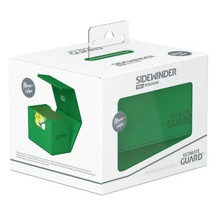 Ultimate Guard Sidewinder 100+ XenoSkin Monocolor Green - Gadżety dla graczy - miniaturka - grafika 1