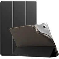 Etui i futerały do telefonów - TiMOVO Etui do Samsung Galaxy Tab A9+/A9 Plus 11 cali 2023, smukłe miękkie TPU półprzezroczyste matowe etui ochronne na tablet Galaxy Tab A9+ SM-X210/X216/X218, automatyczne budzenie/uśpienie, czarne - miniaturka - grafika 1