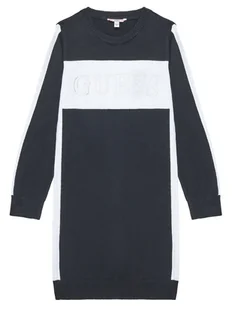 Guess Sukienka dzianinowa J5YK01 Z3GW0 Czarny Regular Fit - Sukienki i spódniczki dla dziewczynek - miniaturka - grafika 1